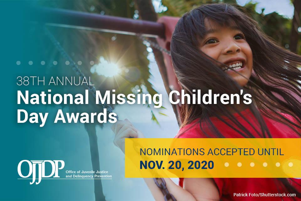 National Missing Children's Day Awards Nomination 2021 
