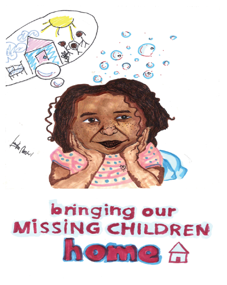 Winning poster for Michigan - 2023 National Missing Children's Day Poster Contest