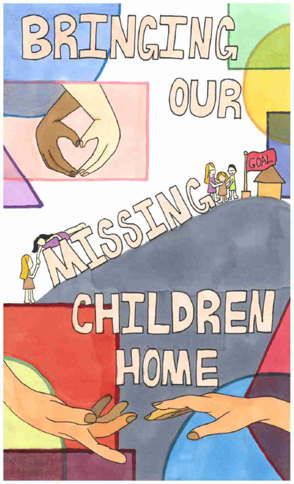Winning poster for New York 2024 National Missing Children's Day Poster Contest Office of