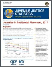 JUVJUST Juveniles in Residential Placement, 2017