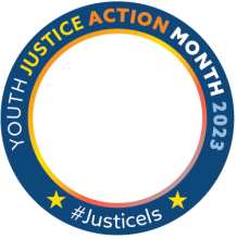 Youth Justice Action Month bookmark 2