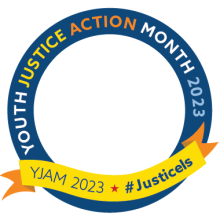 Youth Justice Action Month bookmark 1