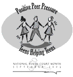 National Youth Court Month, September 2002, logo