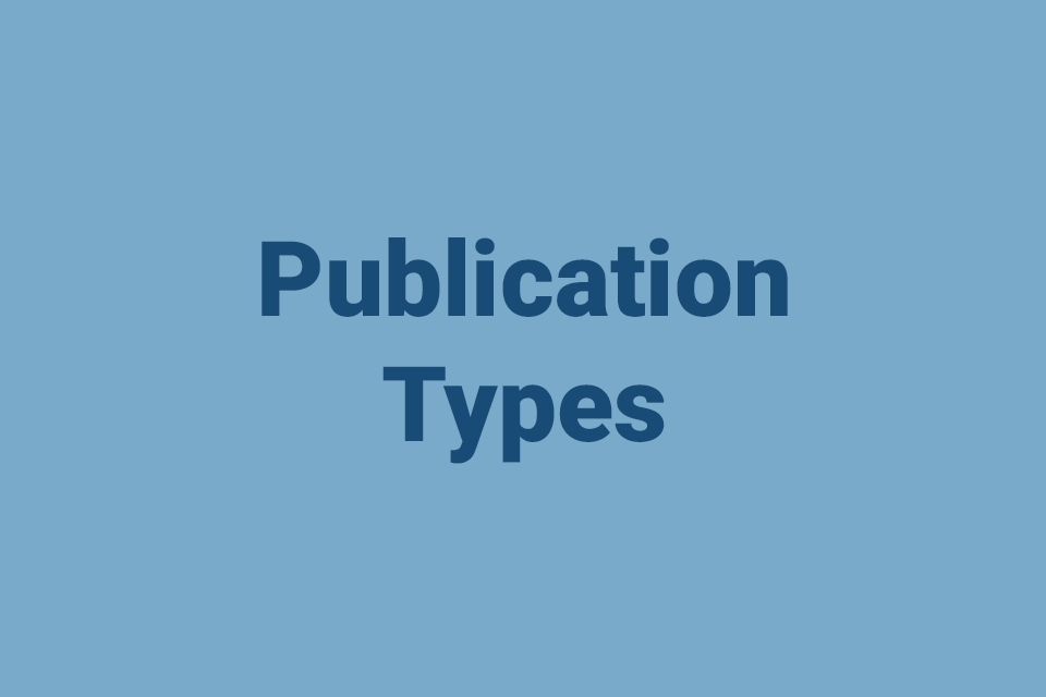 Publication Types