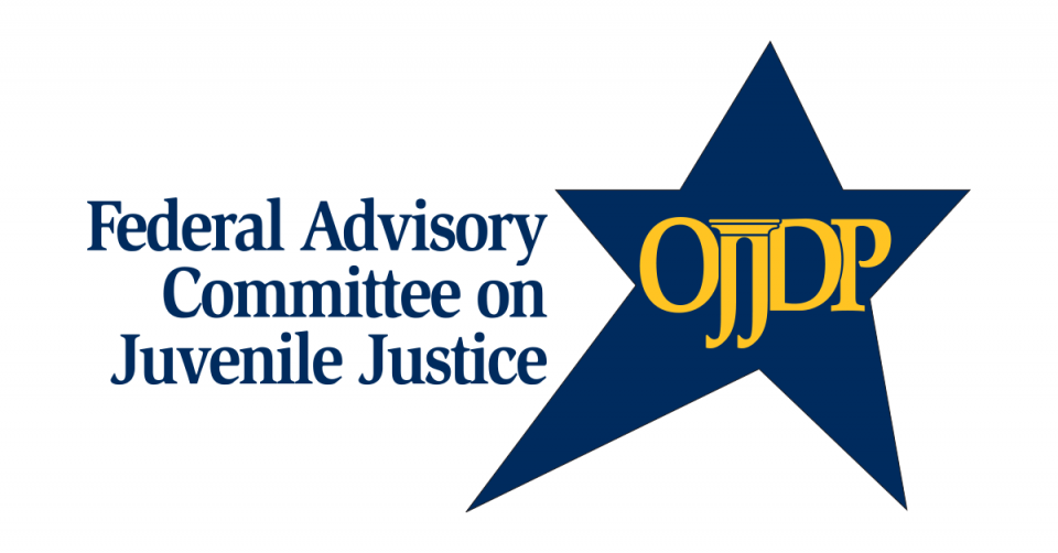 Federal Advisory Committee on Juvenile Justice logo 1200x627